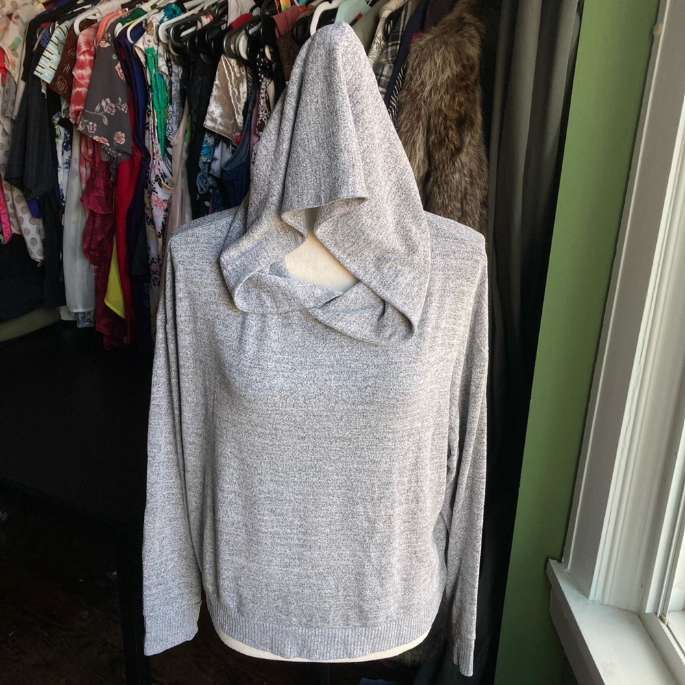 Women's Gap Hoodie, M Petite, Grey